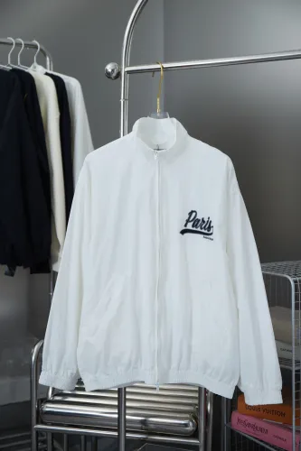 Balenciaga Classic Couple Letter Embroidered Waterproof Stormtrooper Jacket