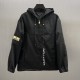 Louis Vuitton Classic Beaded Letter Zipper Hooded Waist Jacket