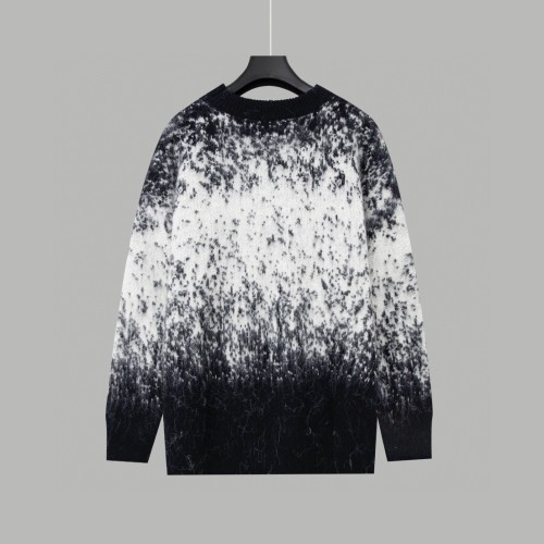 Saint Laurent Couple New Fashion Starry Sky Gradient Jacquard Casual Sweater