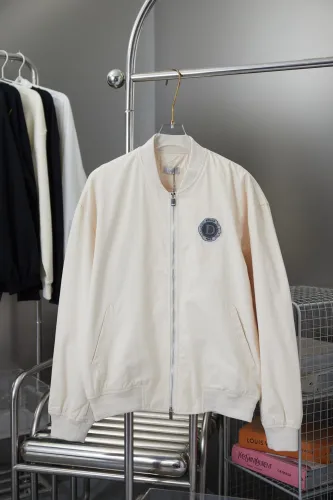 Dior Classic Logo Toothbrush Embroidered Zipper Baseball Jacket