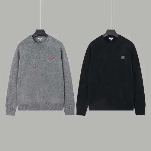 Loewe Classic Versatile Embroidered Logo Round Neck Sweater