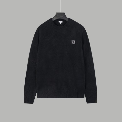 Loewe Classic Versatile Embroidered Logo Round Neck Sweater