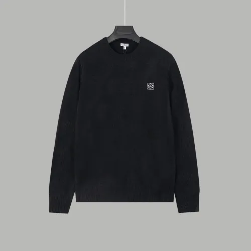 Loewe Classic Versatile Embroidered Logo Round Neck Sweater