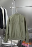 Dior Classic Logo Toothbrush Embroidered Zipper Baseball Jacket
