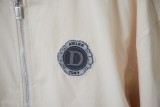 Dior Classic Logo Toothbrush Embroidered Zipper Baseball Jacket