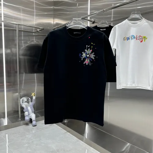 Chrome Hearts New Couple Inkjet Cross Casual Short Sleeve
