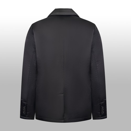 Prada Classic RE Nylon Cotton Jacket Collar Suit