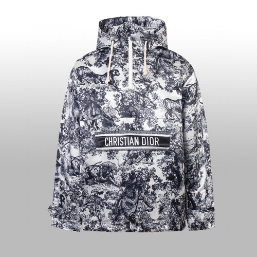 Dior New Couple Full Jungle Animal Printed Casual Hoodie Jacket