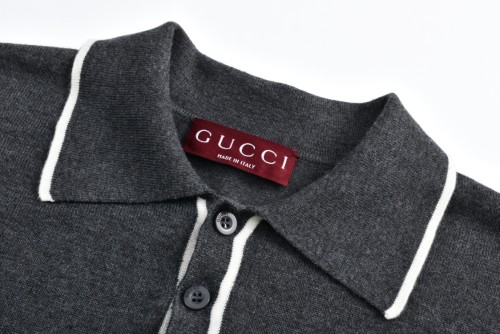 Gucci New Classic Letter Pocket Collar Wool Sweater