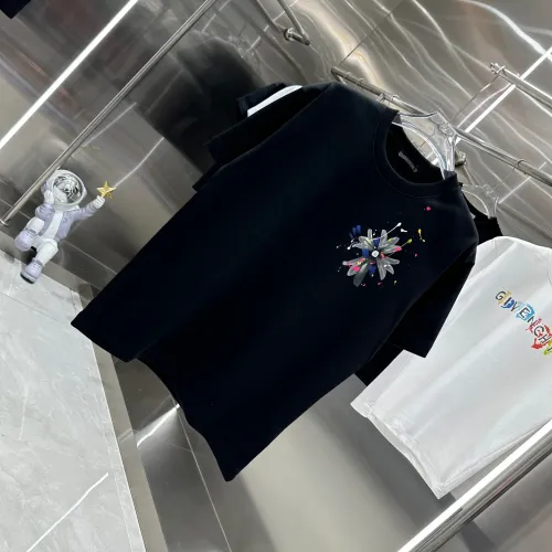 Chrome Hearts New Couple Inkjet Cross Casual Short Sleeve
