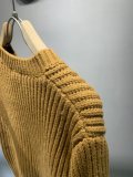 Prada Fashion Classic Embroidered Logo Round Neck Wool Cardigan