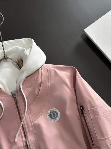 Dior New Fashion Hooded Zipper Windbreaker Casual Jacket