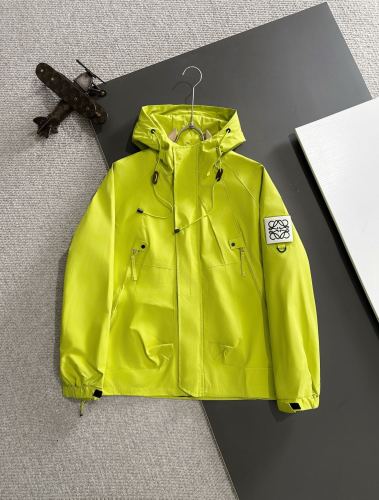Loewe New Fashion Hooded Zipper Windbreaker Casual Jacket