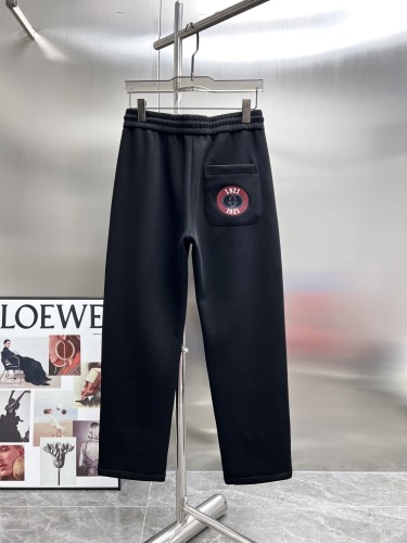Gucci Classic Embroidered Double G Casual Pants