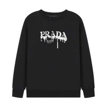 Prada New Fashion Melted Logo Printed Round Neck Sweatshirt