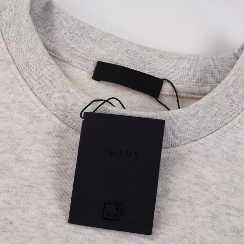 Prada New Fashion Melted Logo Printed Round Neck Sweatshirt