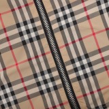 Burberry New Splicing Small Checkered Double Sided Jacket Coat