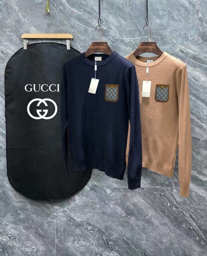 Gucci Couple New Classic Logo Casual Waffle Sweater