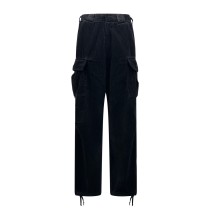 Prada Classic Triangle Logo Corduroy Work Pants