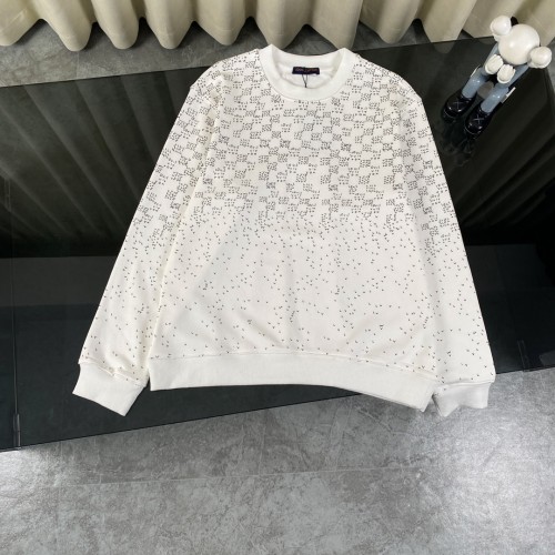 Louis Vuitton Fashion Full Irregular Logo Hoodie Couple Casual Sweatshirt