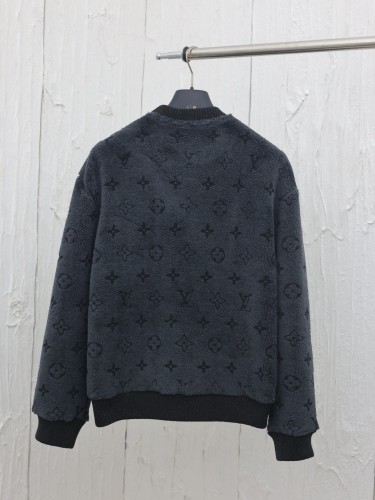 Louis Vuitton New Classic Full Logo Lamb Wool Round Neck Sweater