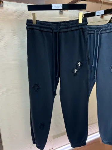 Chrome Hearts New Classic Patched Metal Cross Casual Pants