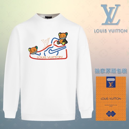 Louis Vuitton New Personalized Logo Printed Sportswear Couple Fashion Casual Woolen Hoodie