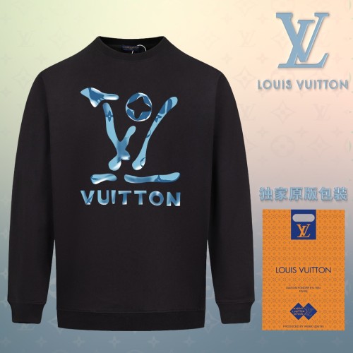 Louis Vuitton New Logo Printed Sportswear Couple Fashion Casual Woolen Hoodie