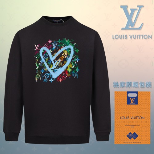 Louis Vuitton New Personalized Logo Printed Sportswear Couple Fashion Casual Woolen Hoodie
