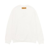 Louis Vuitton Fashion Inkjet Gradient Logo Printed Round Neck Hoodie