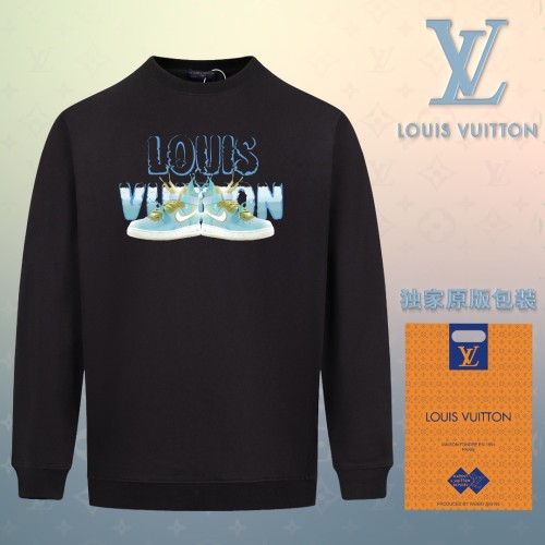 Louis Vuitton New 3D Personalized Logo Printed Sportswear Couple Fashion Casual Woolen Hoodie
