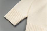 Prada New Lock Embroidered Logo Round Neck Sweater