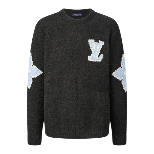 Louis Vuitton New Inlaid Wool Round Neck Sweater