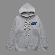 Gucci Classic Double G Thick Wool Hoodie Sweater