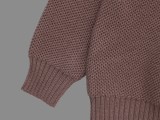 Prada Classic Triangle Logo Thick Wool Hoodie Sweater