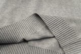 Prada New Lock Embroidered Logo Round Neck Sweater