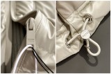 Prada Classic Triangle Logo Short Down Jacket Couple's Casual Coat