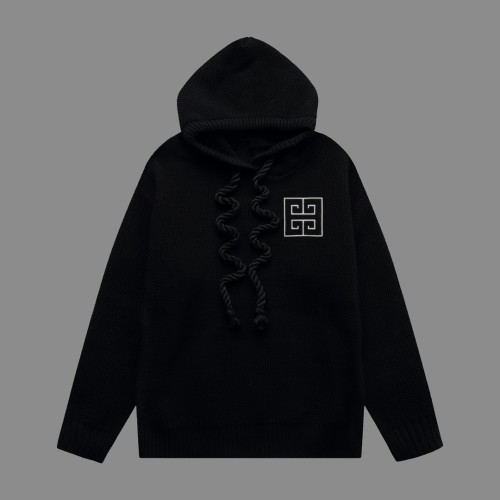 Givenchy New Logo Thick Wool Hooded Sweater