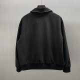 Louis Vuitton New Classic Embroidered Suede Cowhide Zipper Pilot Jacket
