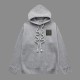Givenchy Classic Toothbrush Embroidered Logo Thick Wool Hooded Sweater