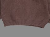 Prada Classic Triangle Logo Thick Wool Hoodie Sweater