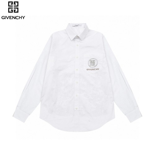 Givenchy Fashion Tarot Card Series Embroidered Long Sleeve Shirt