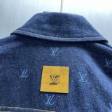 Louis Vuitton New Classic Embroidered Denim Waist Jacket Set