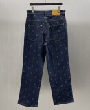 Louis Vuitton New Classic Embroidered Denim Waist Jacket Set