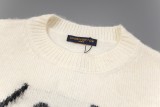 Louis Vuitton New Logo Jacquard mohair Round Neck Sweater