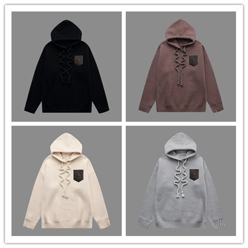 Louis Vuitton Classic New Logo Thick Wool Hoodie Sweater
