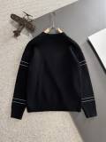 Dior Classic Versatile 3D Logo Round Neck Wool Sweater