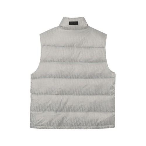 Dior Winter New Full Print CD Dark Flower Logo Down Vest