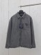 Prada New Retro Denim Gradient Zipper Coat