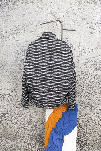 Balenciaga Fashion Full Oblique Letter Down Cotton Jacket